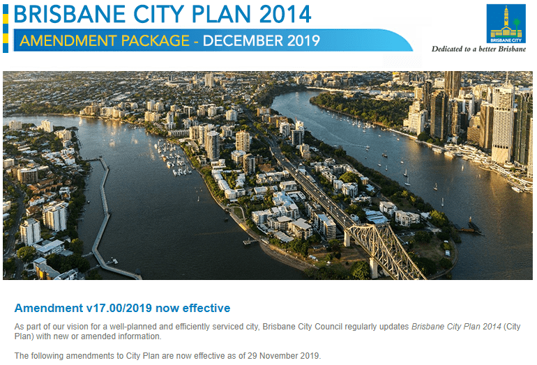 Brisbane City Plan 2014 v17