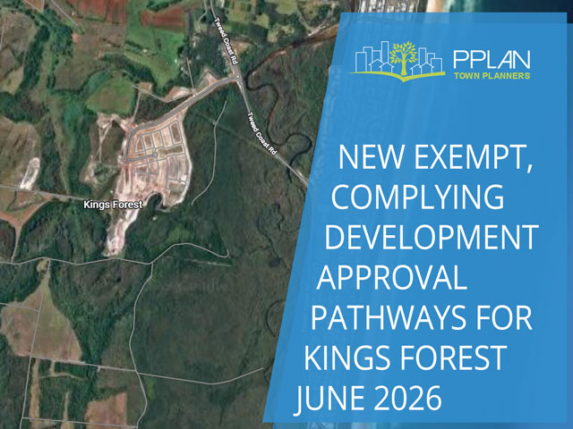 Kings Forest Exempt CDC Pathways PPLAN Town Planners